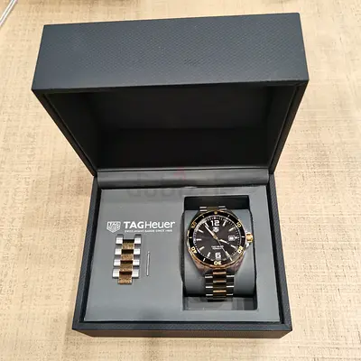 Tag Heuer Formula One Two Tone Genuine 41mm Flawless good as new with complete link PRICE 5500 AED