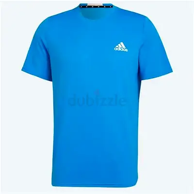 Adidas Mens Blue Crew Neck Sports T-Shirt - Size M