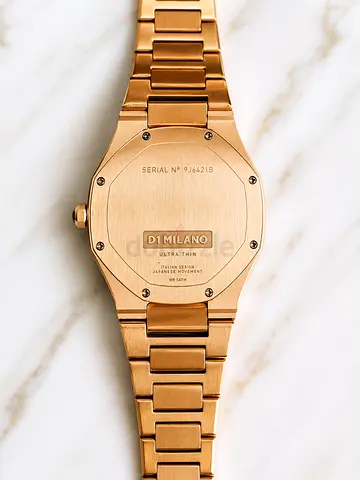 D1 Milano Ultra Thin Green Dial Gold Watch | Original | Excellent Condition