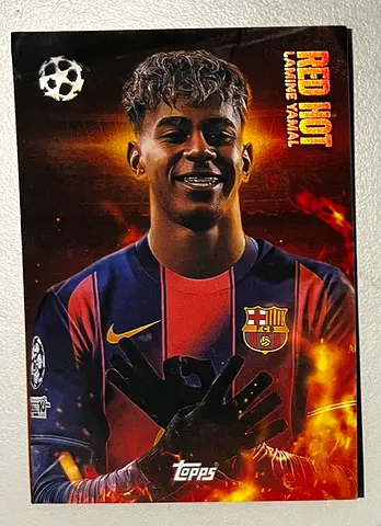 Football card lamine Yamal mint condition