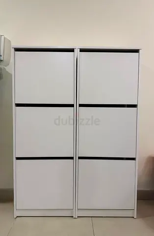 Shoe cabinet with 3 compartments( 2 piece)
