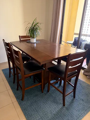 Dining table with chairs
