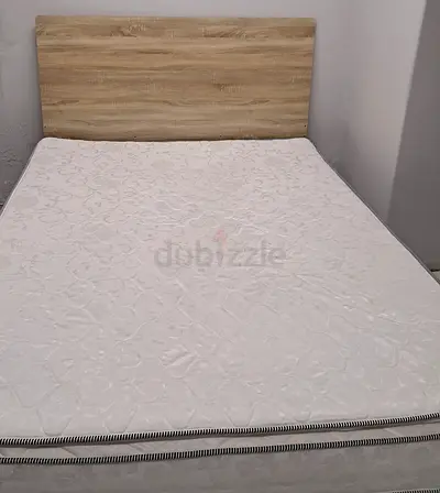 Branded Wooden Bed with Mattress -