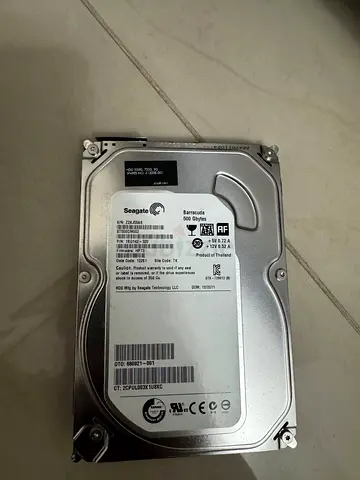 Seagate Barracuda 500GB 3.5 Internal HDD - Good Condition