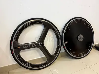 Hed TT disc wheel  tri spoke GT3