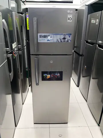 LG Top Freezer Refrigerator - Silver, Good Working Condition