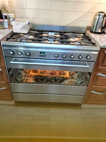 Smeg top gas oven electric cooker 90x60cm