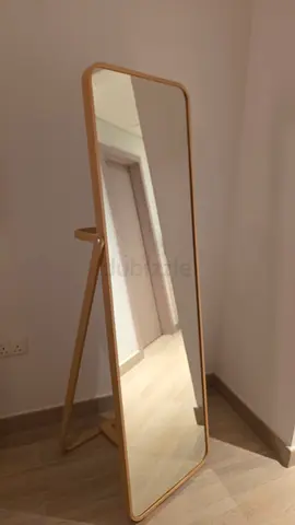Full-Length Wooden Framed Standing Mirror - Good Condition