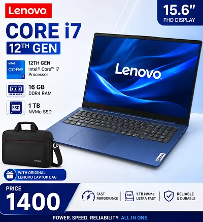 Lenovo Core i7 12th Gen 1TB NVME