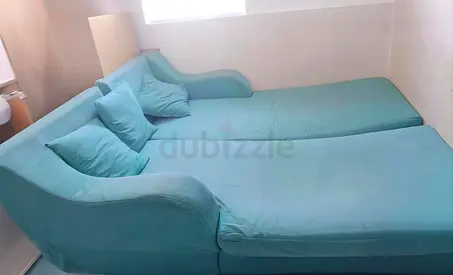 # 3-Seater Fabric Sofas - Qty: 02 set:400  #Convertible Sofa/Bed Set (Queen Size) - Qty: 01 set:350