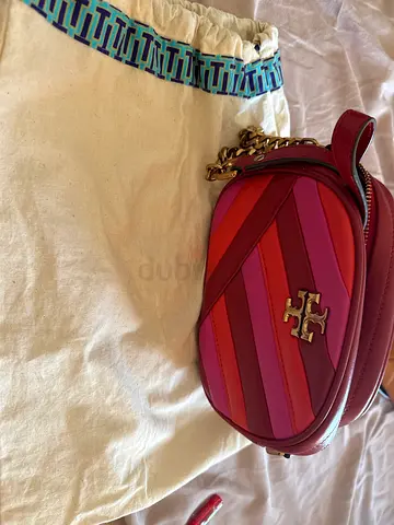 Tory Burch Small Colorblock Kira Crossbody Bag - Pink/Red