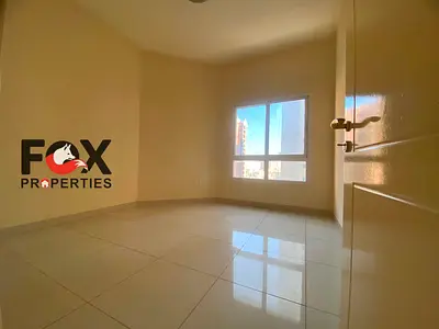 Two rooms and a living room for annual rent in Al Nuaimiya 1 area, with a balcony with an open view,central air conditioning,spacious area,2 bathrooms