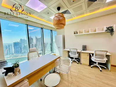 Price Starts from AED46,000 depends on the size and design of the office. Well-Furnished Offices | Canal Burj Khalifa View | Free Assistance