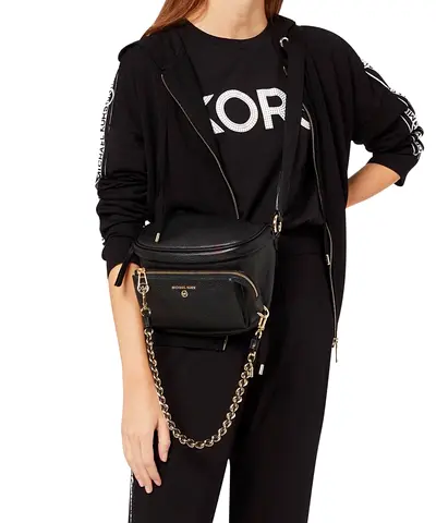 Black leather Michael Kors bag