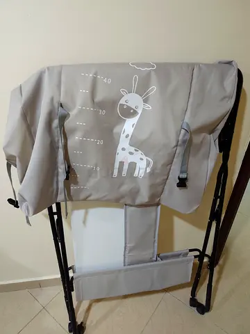Portable Foldable Baby Changing Table with Storage and Wheels