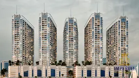 Luxury 1 Bedroom Apartment in Ajman Creek Towers 1088 Sq Ft No Commission 10% Down Payment Flexible