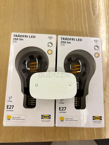IKEA TRÅDFRI LED smart bulb + TRÅDFRI gateway (new in box) - E27