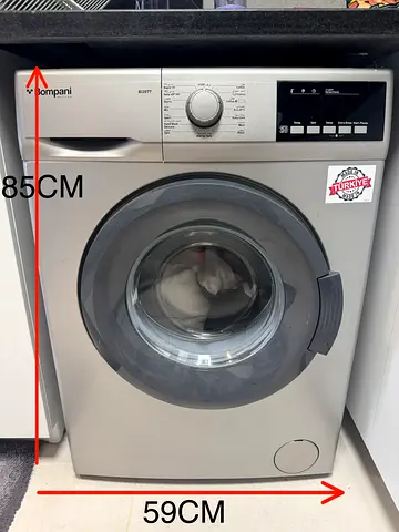 Sompani Front Load Washing Machine - 59 x 85 cm, Perfect Working Condition