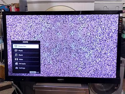 Sony Bravia LED TV (screen has static) - 40 approx