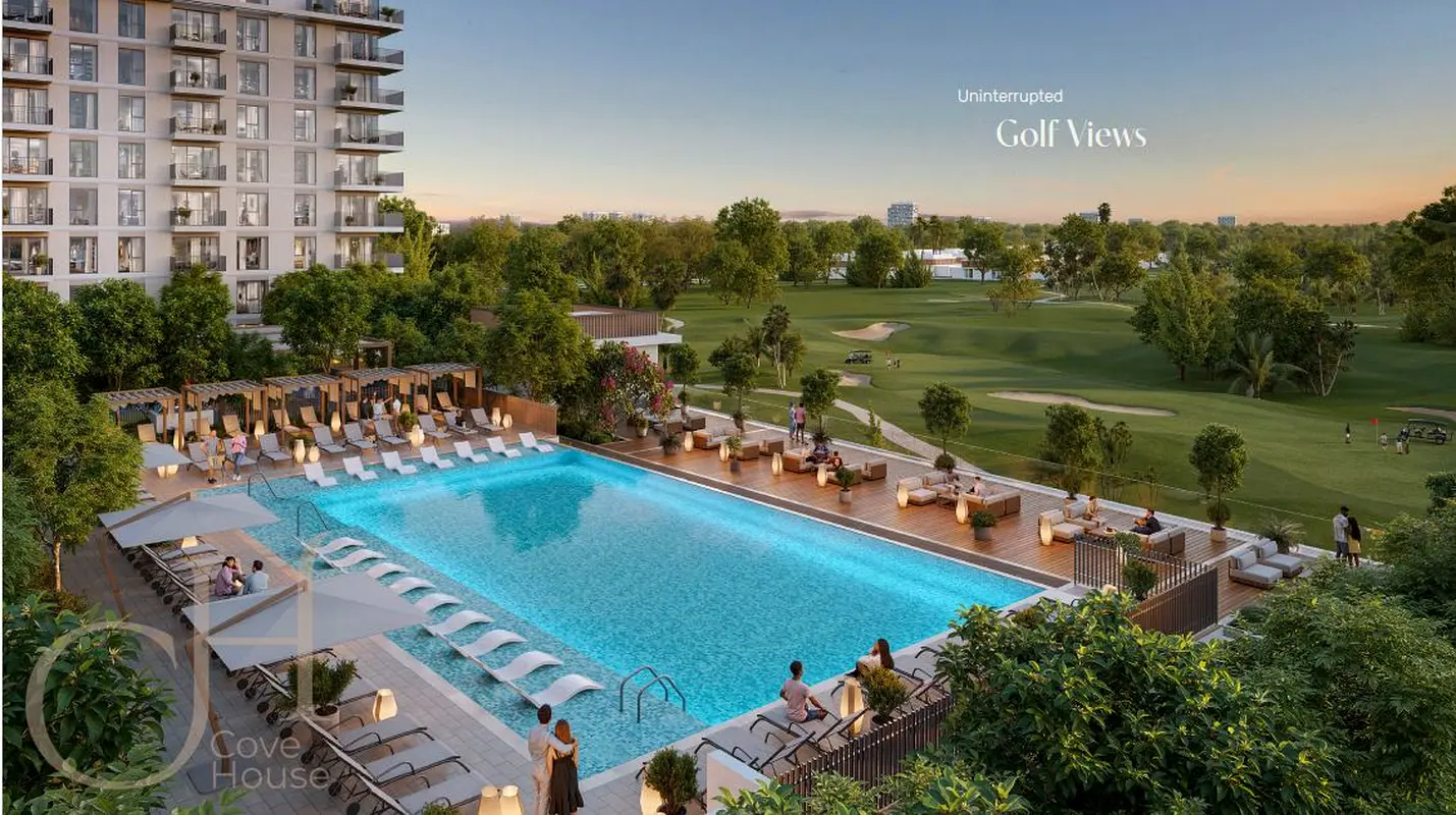 High Floor 2BR | Park & Community View | Golf Point Tower 1