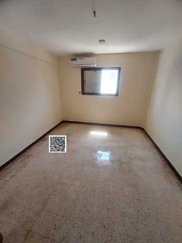 Annual rent in Ajman, company accommodation only, located in Al Bustan near City Police Station. A spacious apartment with 3 separate well-distributed