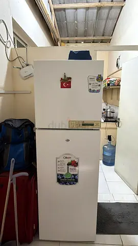White Top-Freezer Refrigerator - Good Working Condition
