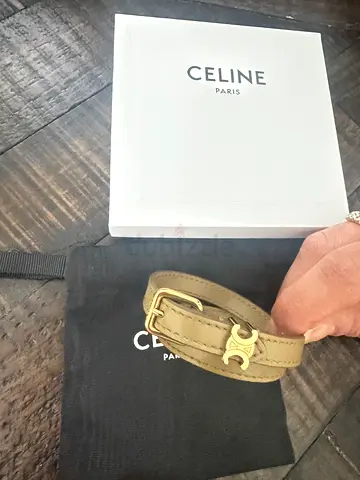 CELINE Leather Bracelet