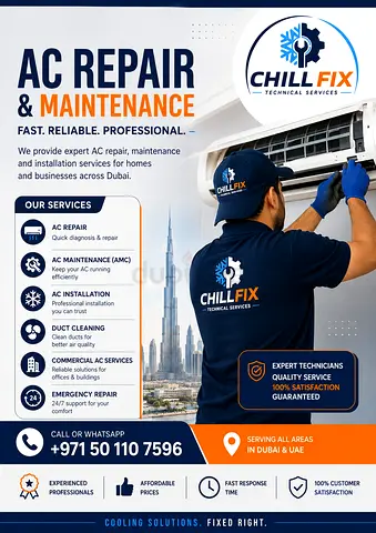 Chill Fix Technical Services | AC, Electrical, Plumbing  Maintenance