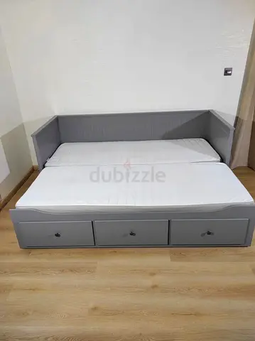 IKEA HEMNES Daybed with 3 Storage Drawers – Grey