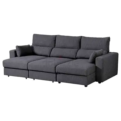 Premium Quality Perfect Condition ikea Eskilstuna L shape sofa under