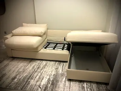 Looks great condition IKEA vimle beige color sofabed