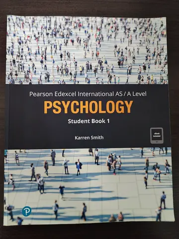 Edexcel Alevel psychology book 1