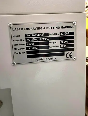 Laser cutting and engraving machine (urgent sell)