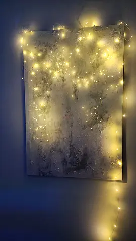 Luminous Painting, Textured Canvas, Wall Decor