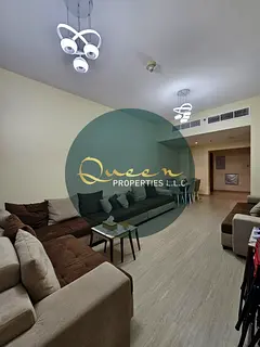 Apartment for sale in Ajman One Tower 7 9th floor area 1617 sqft 2 bedrooms living room closed kitch