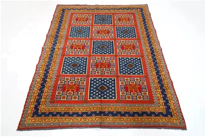 5x7 ft | 1.5 x 2 hand made Traditional kilim patchwork Pattern Area Rug afghan wool