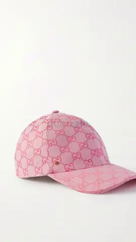 Super Master Quality: Pink GG Monogram Canvas Cap - Size M