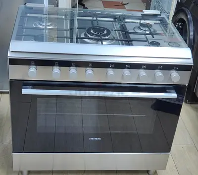 Siemens 5-Burner Gas Cooker with Oven - Stainless Steel