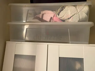Ikea large plastic storage