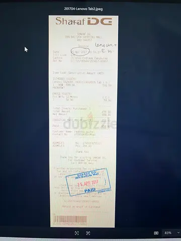 Lenovo Tab in excellent condition