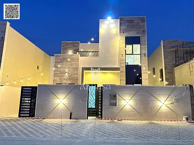 A unique opportunity to rent a modern villa with an elegant design and spacious layout in Al Helio 2, one of Ajman's most popular family residential a