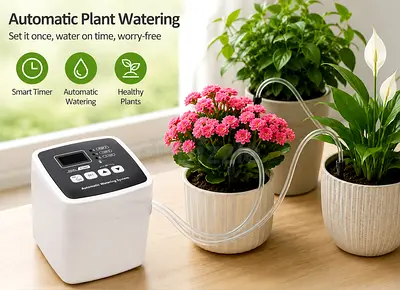 Automatic Plant Watering System with Timer