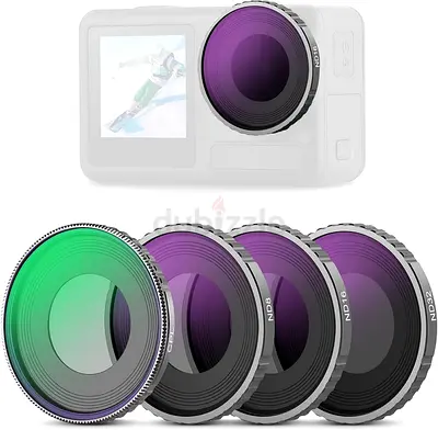 NEEWER CPL  ND Filter Set for Action 5 Pro/4 (Pack of 4), Polarising Filter