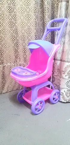 Pink  Purple Plastic  Walker/Push Toy for Toddlers - Good Condition