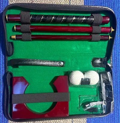 Portable Mini Golf Putting Practice Set with Carry Case- qty I have