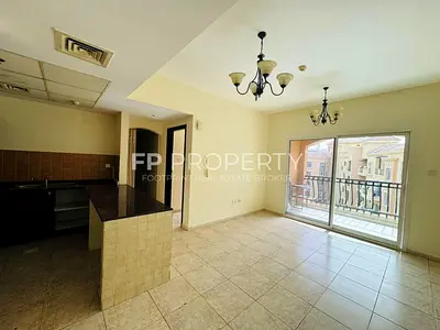 UNFURNISHED 1BHK | POOL VIEW | MULTIPLE CHEQUES