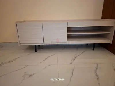 Light Wood color TV table  - Good Condition