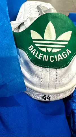 Adidas  Balenciaga Stan Smith core white/green ,size 44,Brand new
