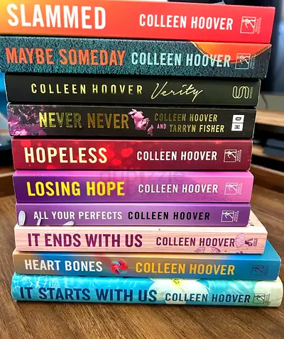 Set of 10 Colleen Hoover Paperback Novels - Popular Romantic Fiction Collection