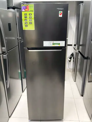 Bompari Stainless Steel Top Freezer Refrigerator - Good Condition